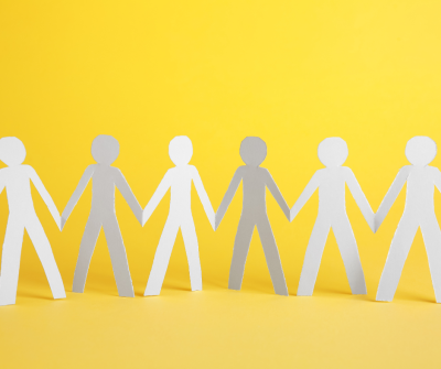 People holding hands