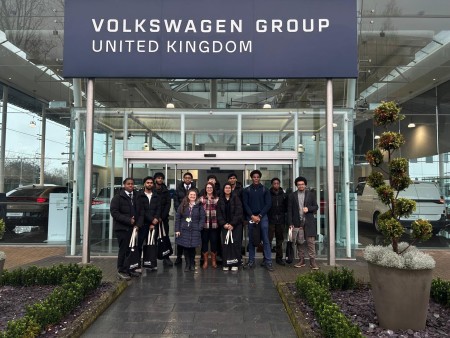 Students outside VW Group