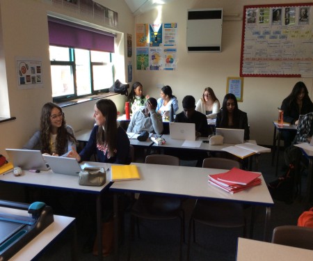 Politics students taking the MP survey