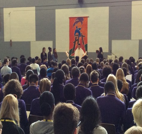 Fr Brendan at Mass