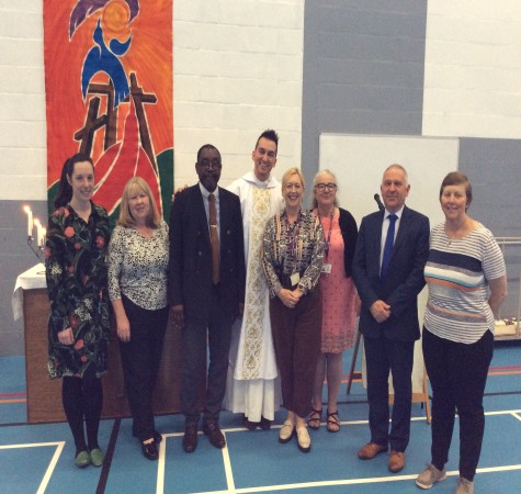 Fr Brendan with our Pastoral Team