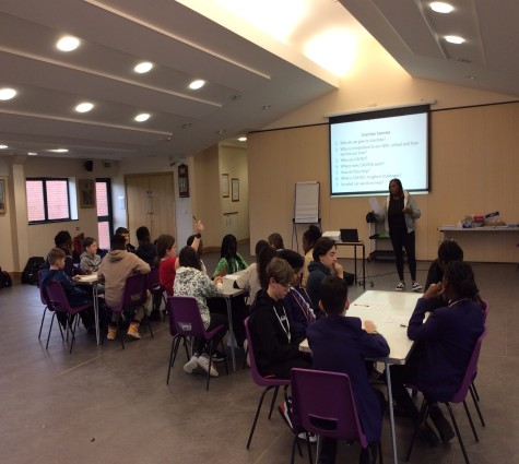 Year 8 students at their Day of Recollection