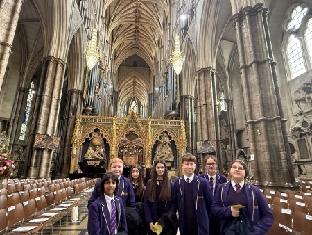 students inside Abbey