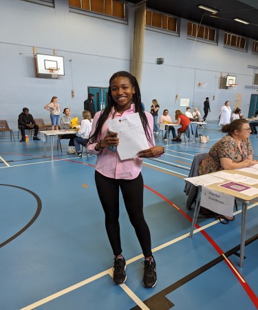 Student with results