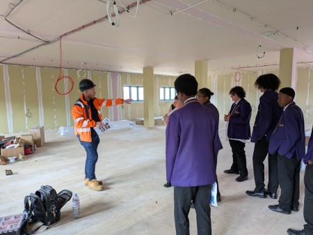 students in the new Sixth Form Centre
