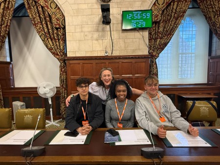 Students with Emily Darlington MP