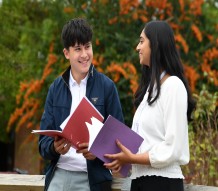 Two Sixth Form students