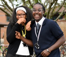 Two Sixth Form students